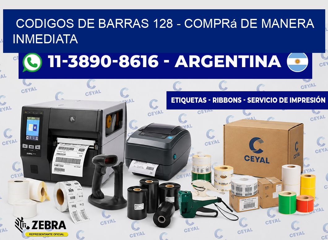 codigos de barras 128 - Comprá de manera inmediata
