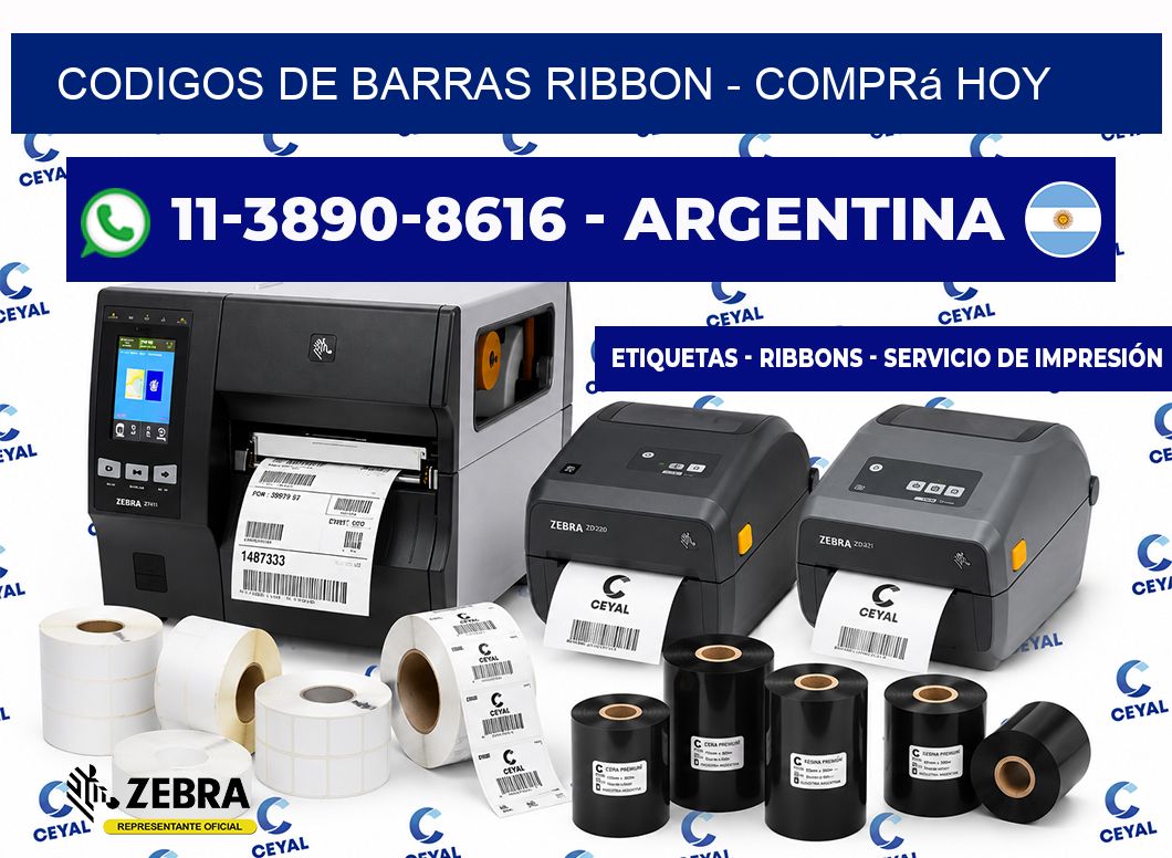 codigos de barras ribbon – Comprá hoy
