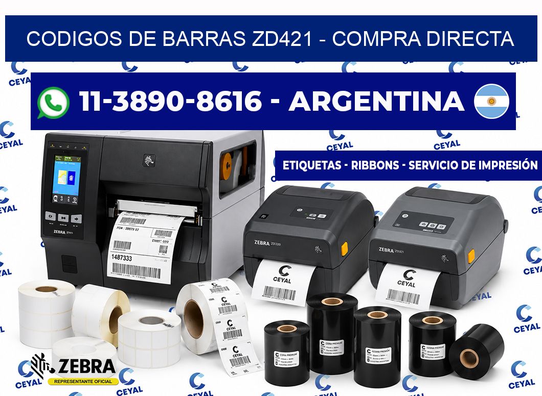 codigos de barras zd421 - Compra directa
