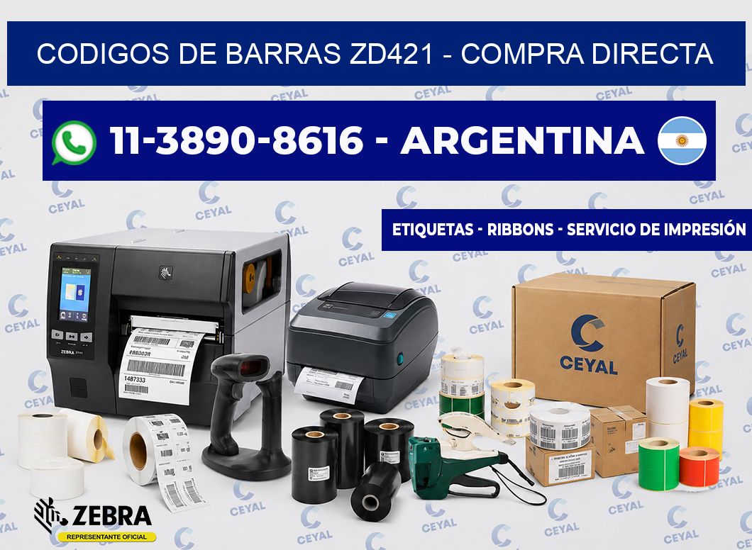 codigos de barras zd421 – Compra directa