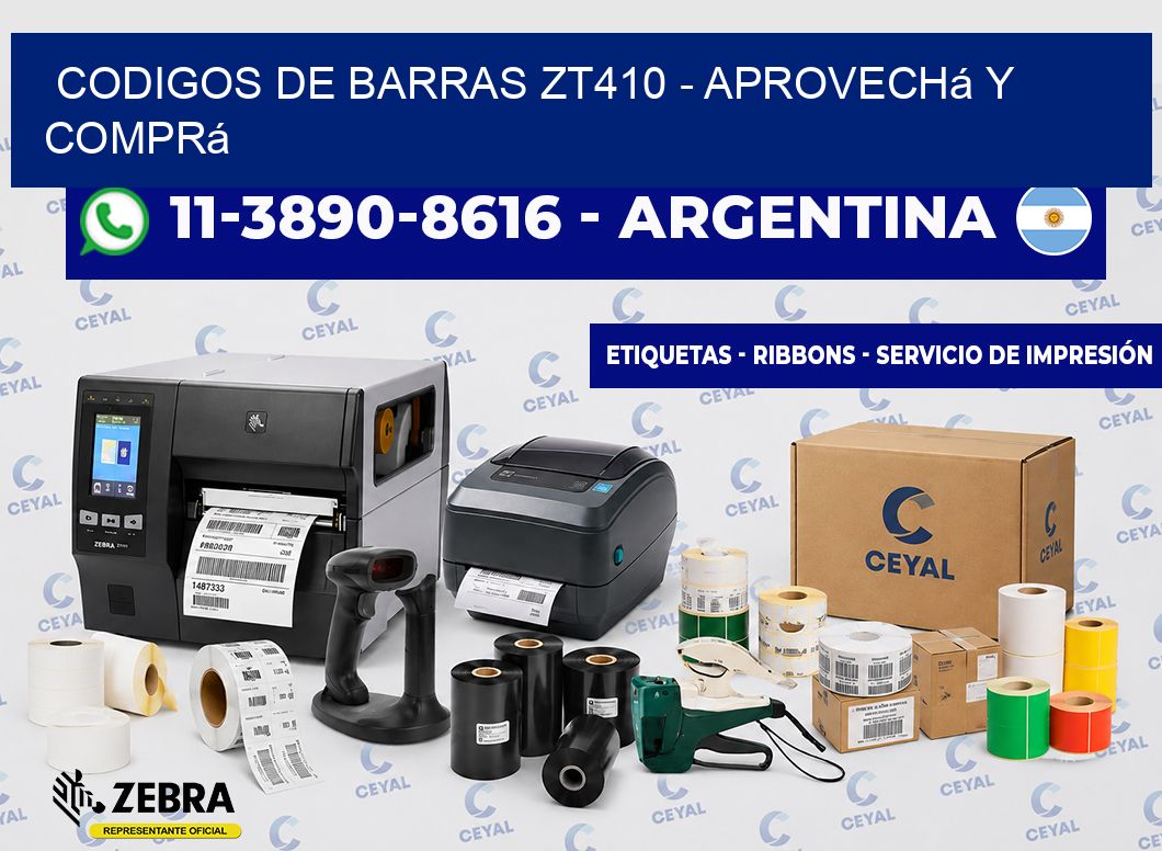 codigos de barras zt410 - Aprovechá y comprá