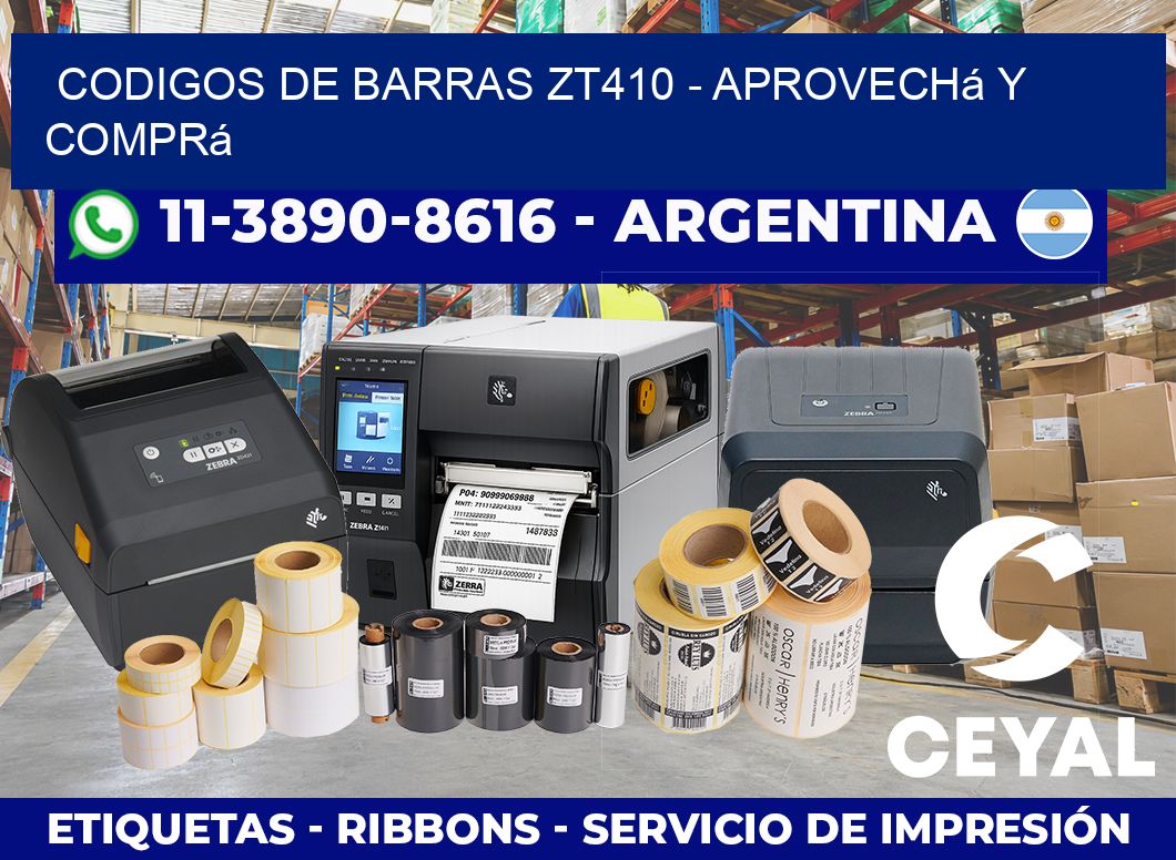 codigos de barras zt410 - Aprovechá y comprá