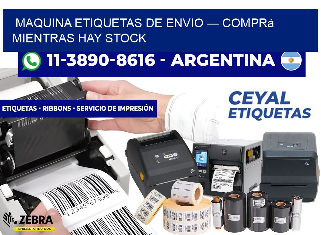 maquina etiquetas de envio — Comprá mientras hay stock