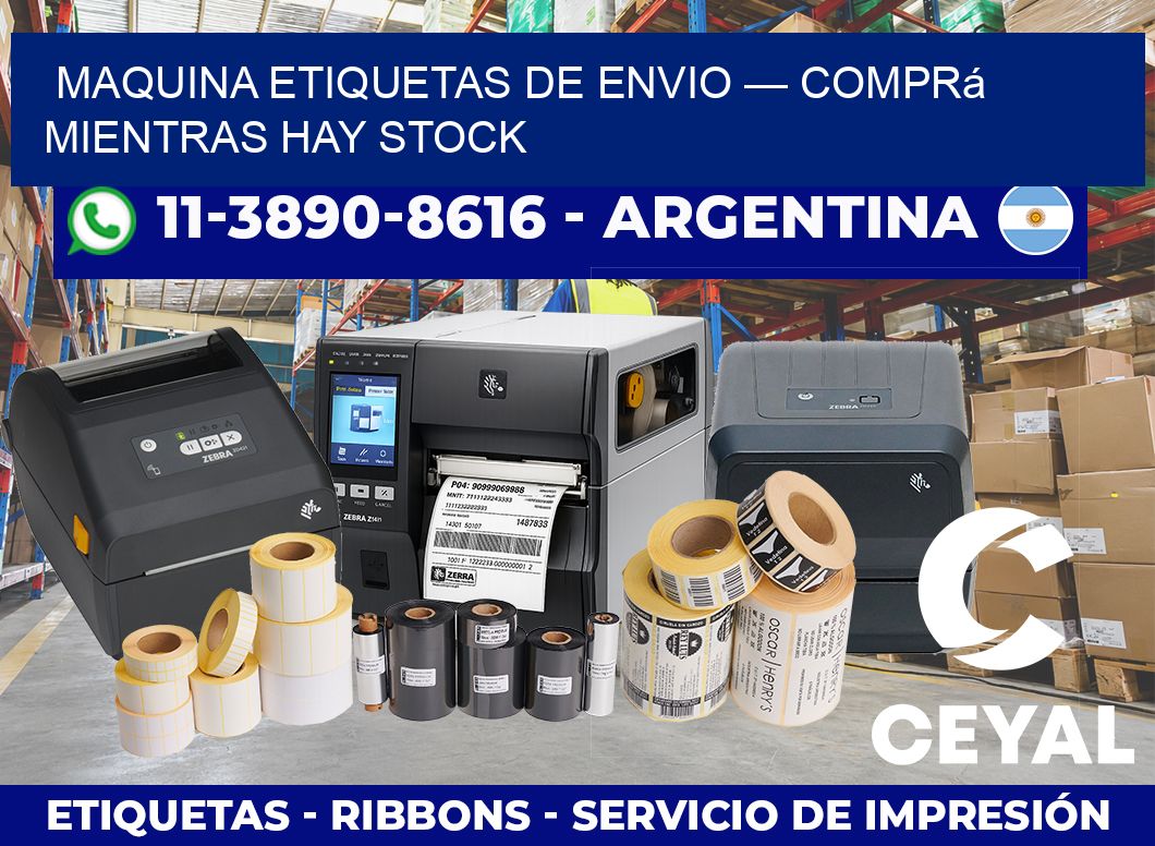 maquina etiquetas de envio — Comprá mientras hay stock