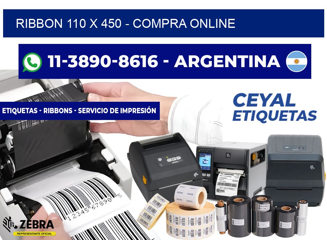 ribbon 110 x 450 - compra online