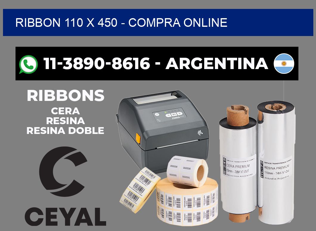 ribbon 110 x 450 - compra online