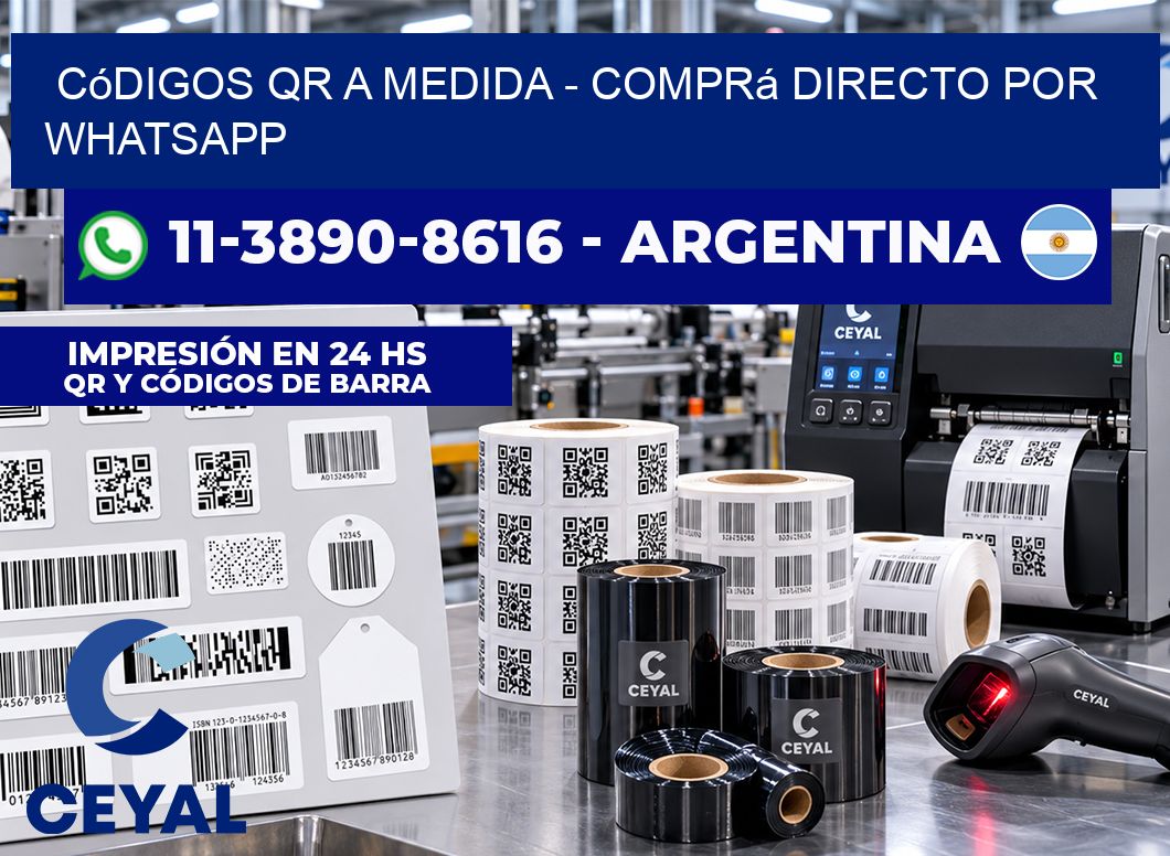 Códigos QR a Medida - Comprá directo por WhatsApp