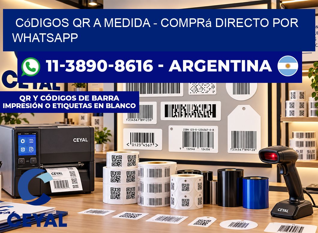 Códigos QR a Medida - Comprá directo por WhatsApp
