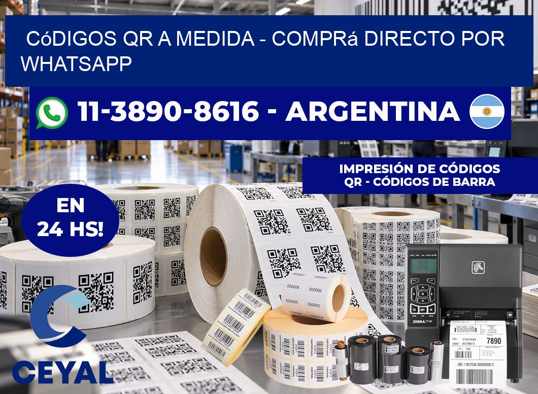 Códigos QR a Medida - Comprá directo por WhatsApp