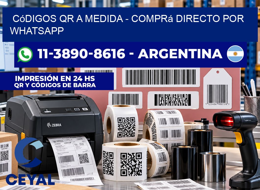Códigos QR a Medida – Comprá directo por WhatsApp