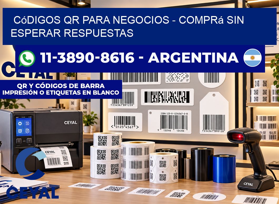 Códigos QR para Negocios – Comprá sin esperar respuestas