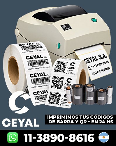 Códigos barras en Papel - Comprá sin mínimos