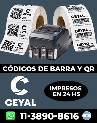 Códigos de barras para Imprimir - Encargá ahora