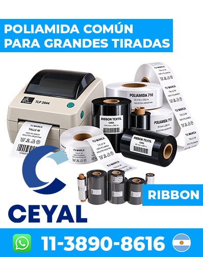 Etiquetas adhesivas térmicas para textiles 250 ETIQUETAS