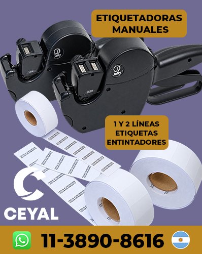 Etiquetas para Fabricantes Argentinos CODIGO 2 D